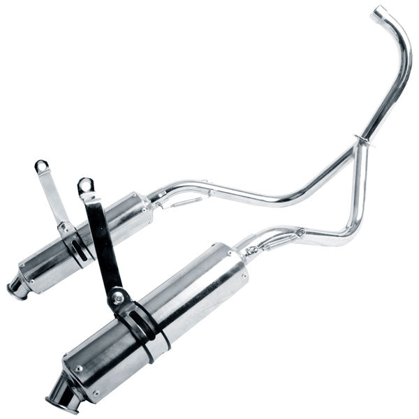 BS0245 - Twin chrome exhaust for DAX / Monkey