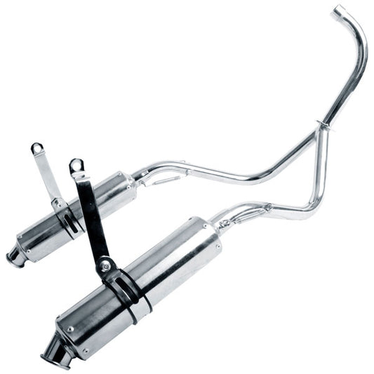 BS0245 - Twin Chrome Exhaust for DAX / Monkey