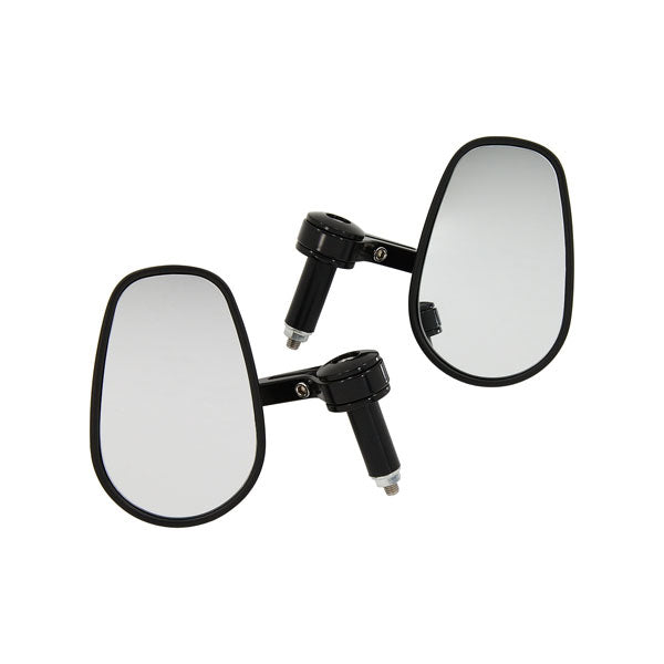 BS0367 - Black Alloy Rearview Mirror with Emark