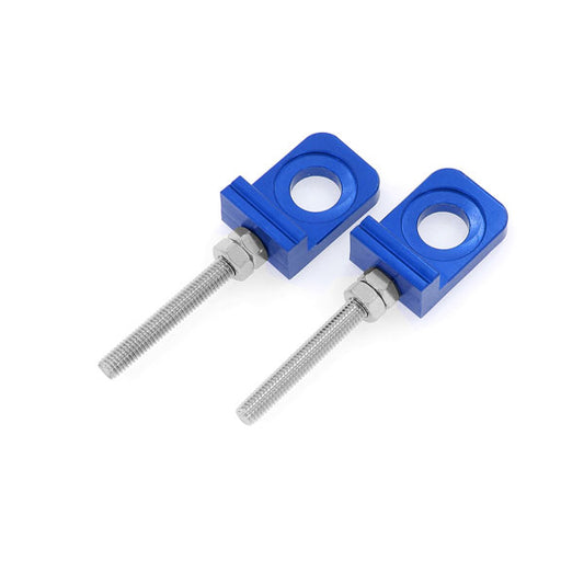 BS0499-BLUE -  Swing Arm Chain Adjusters Blue