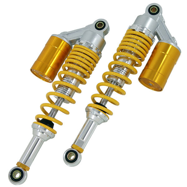 BS0683-YELLOW - Yellow Chrome Gas Shock 285mm Adjustable