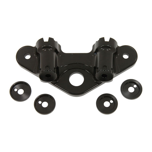 BS0704 - DX CNC Handle Bar Holder Black For Honda Old Timer DX