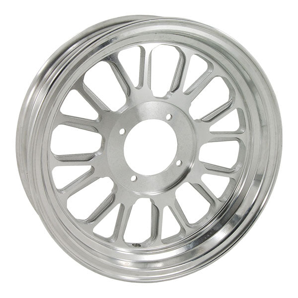 BS1436 MUNK Tubeless Alloy 12'' Rims In Silver 2.75J & 3.50J