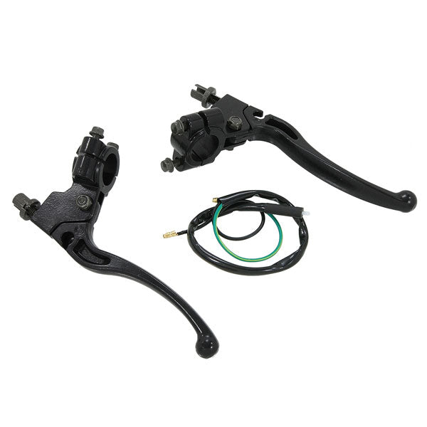 BS1471-BLACK Brake & Clutch Lever Set in Black