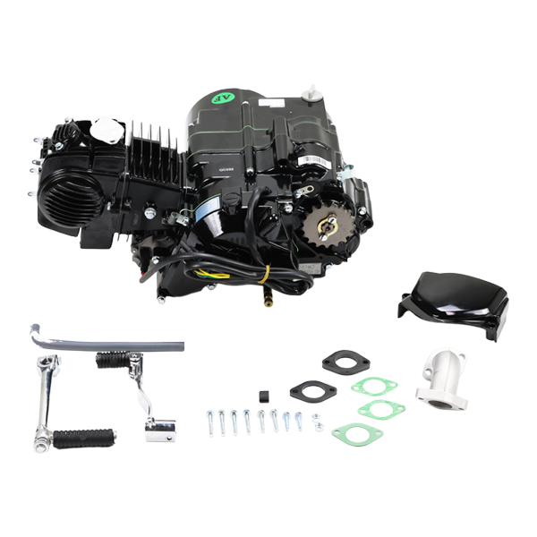 BS1596 - YX 140cc Semi Auto 4 Speed Electric Start And Kick Start In Black