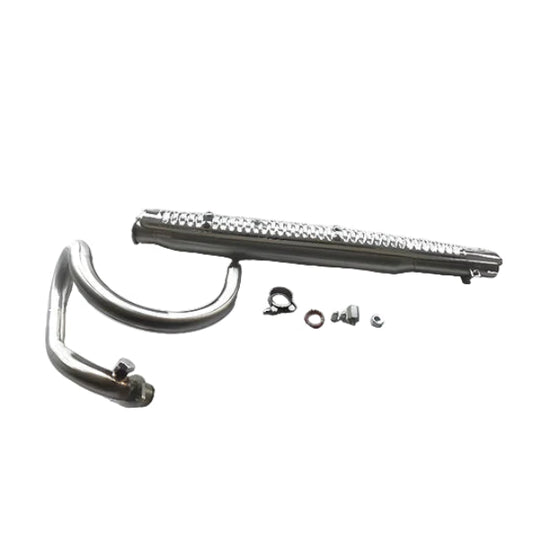 BS2142 - Dx Upswept S/Steel with under Pipe Looped