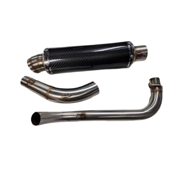 BS1019 - Dx Munk Zero Downswept Carbon Style Exhaust