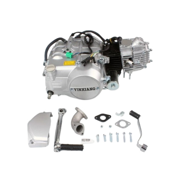 BS1037-YX YX 50cc 4 speed Manual Elec/Kick Silver