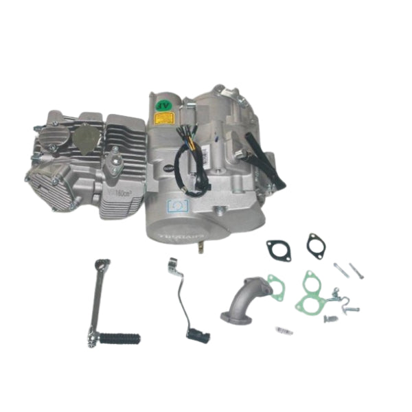 BS1117 - YX 160cc Kick Start 4 Speed Manual Clutch In Silver