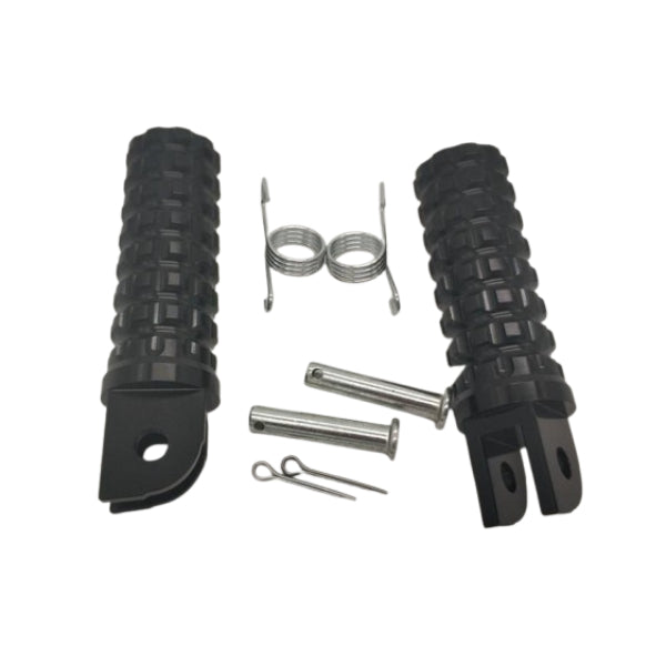 BS0924-NEW DESIGN - Alloy Foot Pegs New Design in Black Colour