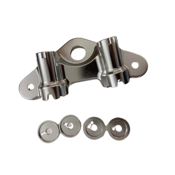 BS0678 -Dx Cnc Handle Bar Holder Polished for Honda Old Timer Dx