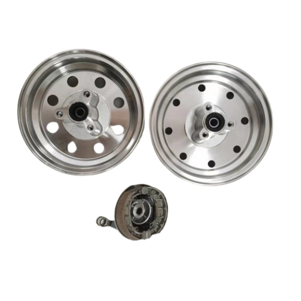 BS1396-SILVER - Munk 8 Tubeless Rims 80MM Wide Silver