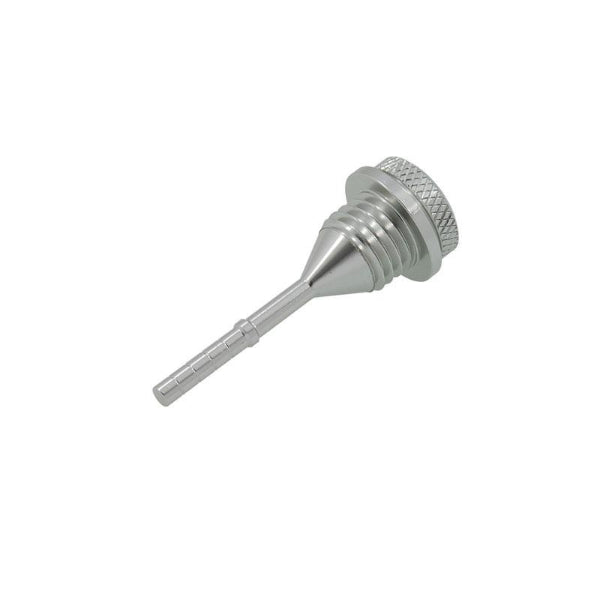 BS0445 NGU CNC Oil Dip Stick In Silver For 50cc Engines