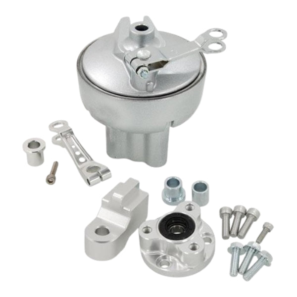 BS0480-BLACK MK - Munk 8in Rim 5.5 Swing Arm Drum Kit Black