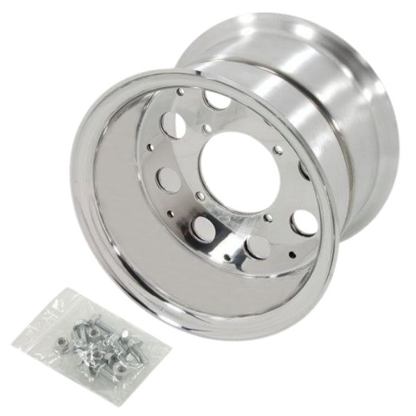 BS0480-SILVER MK - Munk 8in Rim 5.5 Swing Arm Drum Kit In Alloy