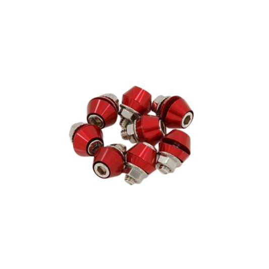 BS0801-RED - CNC Red DX Rim Bolt 8pcs