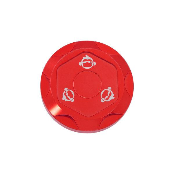 BS1087-RED - Mad Munk Cnc Munk Fuel Cap in  Red