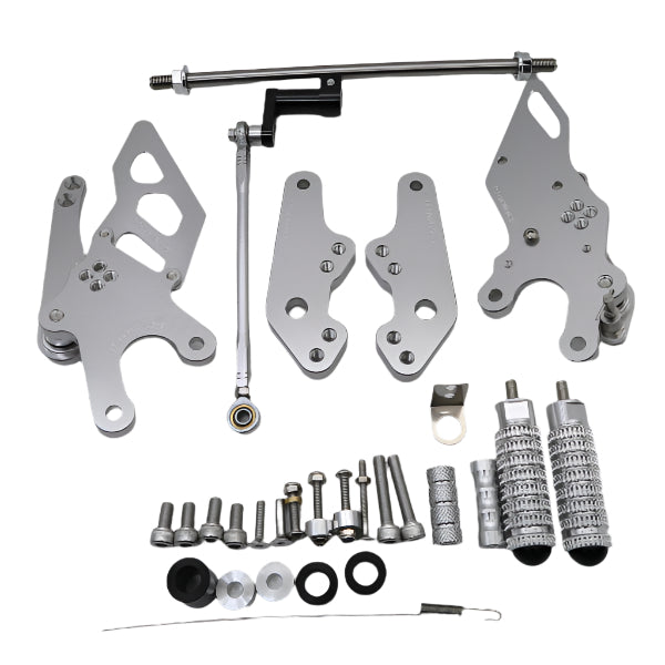 BS2436 - HONDA MONKEY 125 2018-2023 MODEL CNC REAR SET IN ALLOY COLOUR