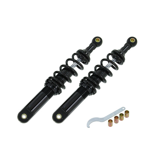 BS0037 Rear Shocks 330mm 6 Coil Spring In Black
