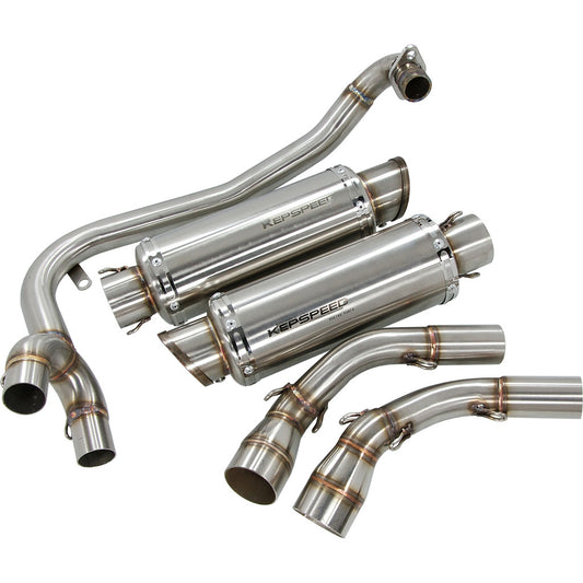 BS0110-Kepspeed MSX Twin GP1 Exhaust With Front Pipe