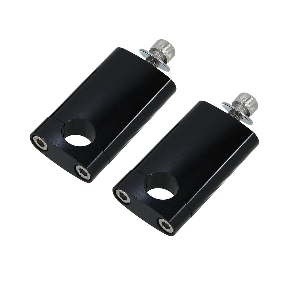 BS0337-BLACK Kepspeed Black Flat Handlebar Clamp 75mm
