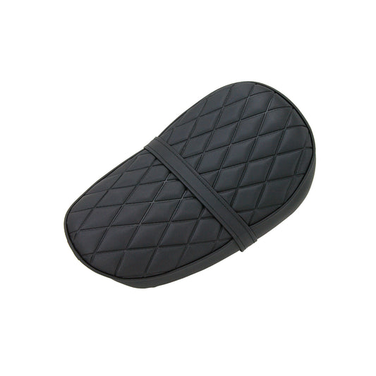 BS0354 - Low MUNK Seat In Black With Diamond Patten & Black Piping
