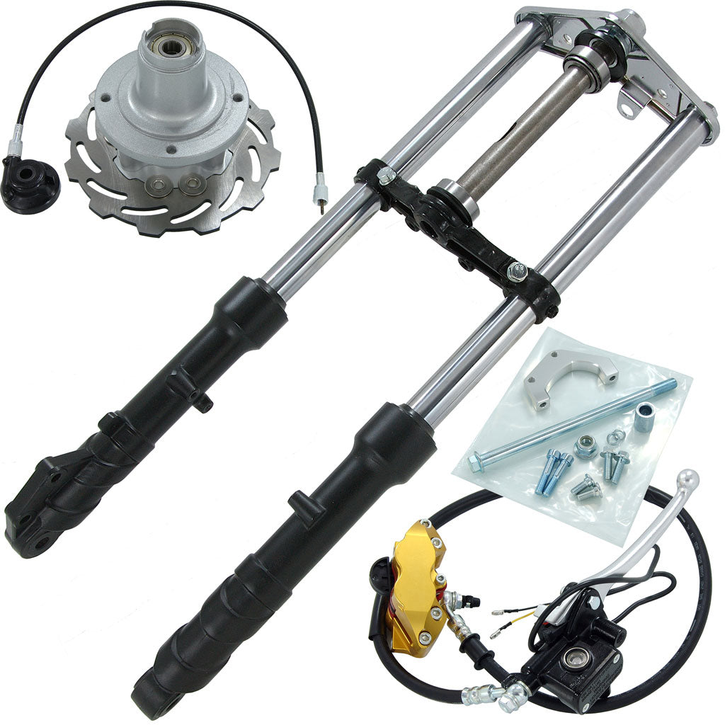 BS0466 - MUNK 30mm Front Fork With CNC Floating Caliper