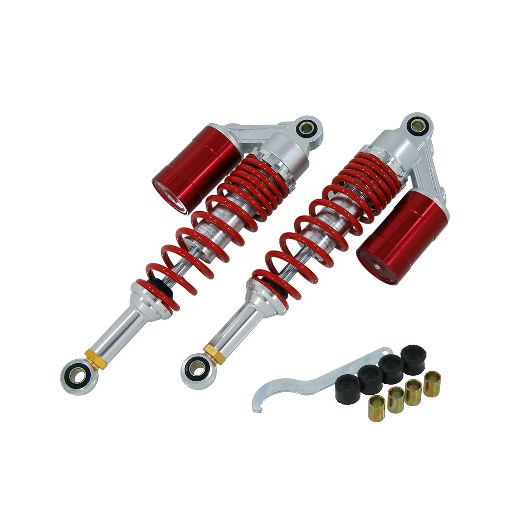BS0657-RED Gas shock absorbers 330mm Red for Honda Dax Monkey & Skyteam