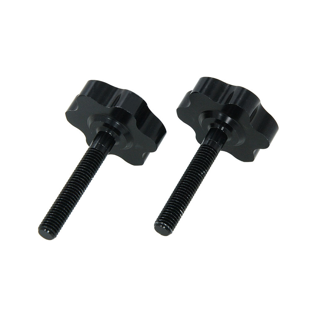 BS1095-BLACK 6 Sided CNC Handlebar Holder In Black