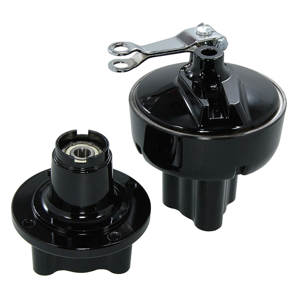BS1100 - Front & Rear Hubs In Black For MUNK
