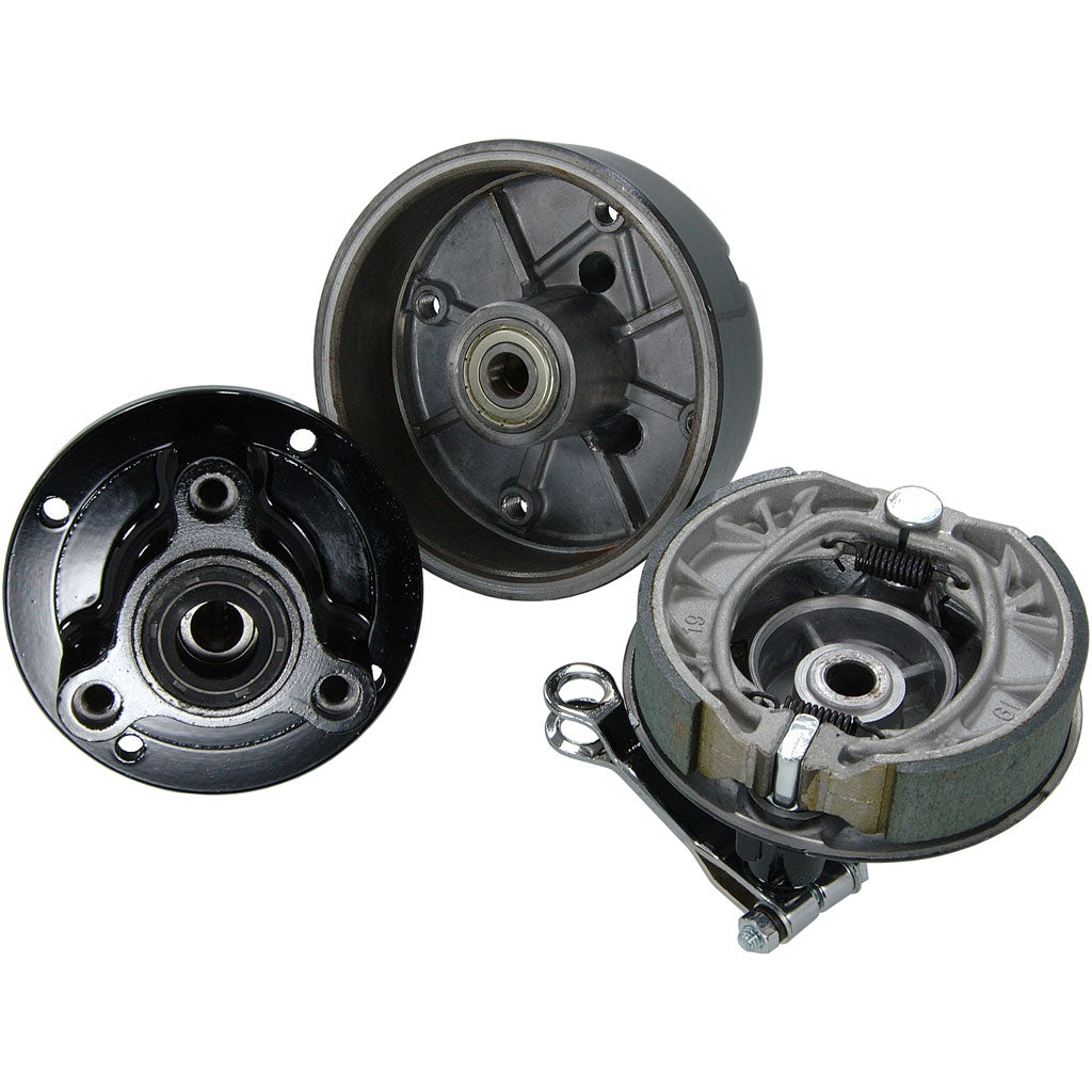 BS1100 - Front & Rear Hubs In Black For MUNK