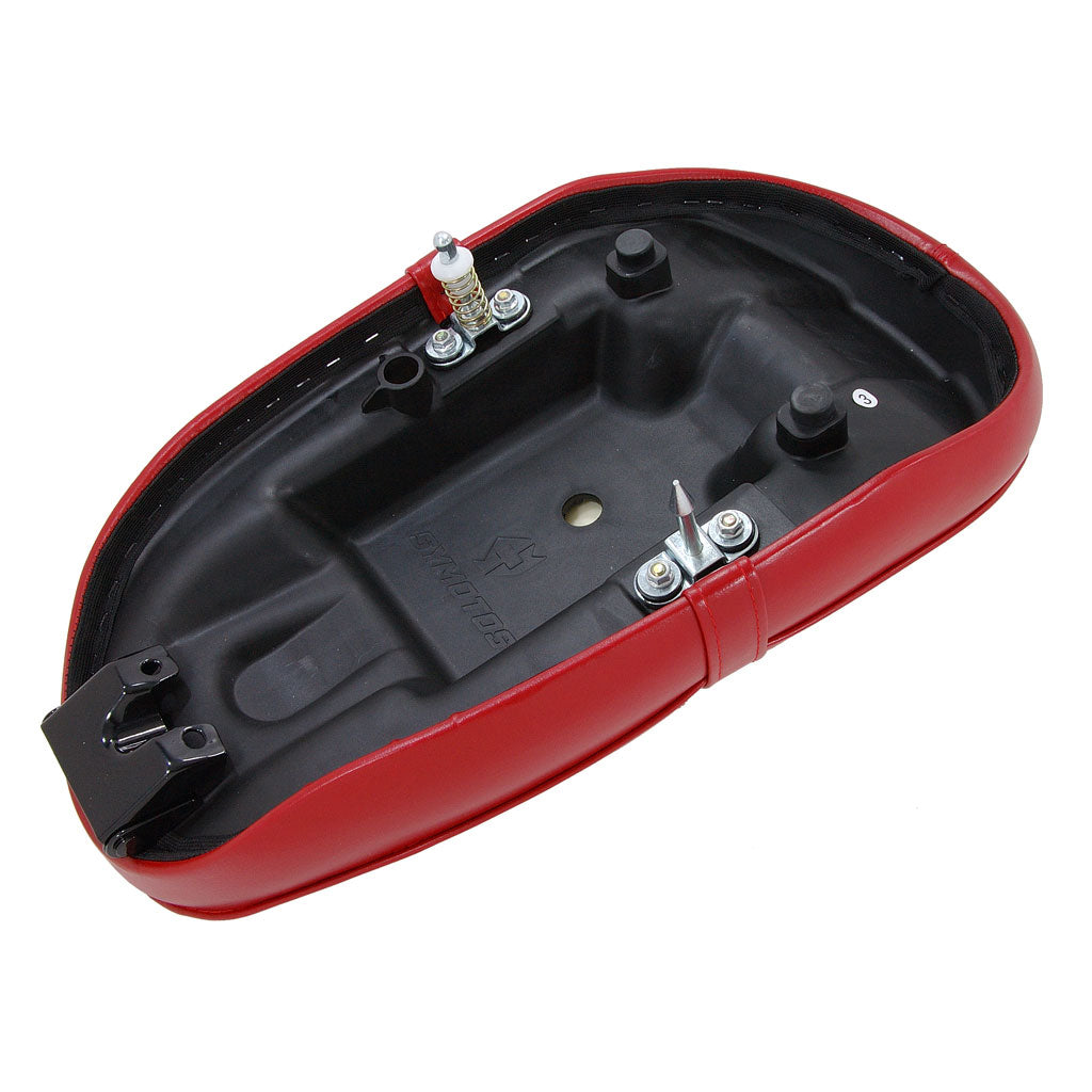 BS1365 - DAX 5.5L Low Seat In Red With Small Diamond Pattern - 12V Frames