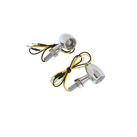 BS1444-SILVER - E Marked LED Silver Cover Indicators - Pair