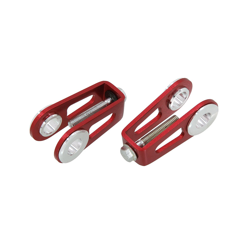 BS1467-RED CUB Alloy Swing Arm Adjusters In Red