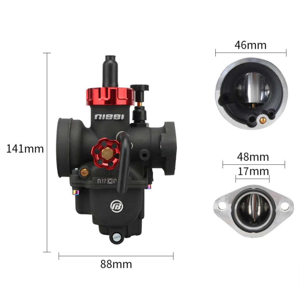 BS1557 - NIBBI Flange Racing PE17FL carburettor
