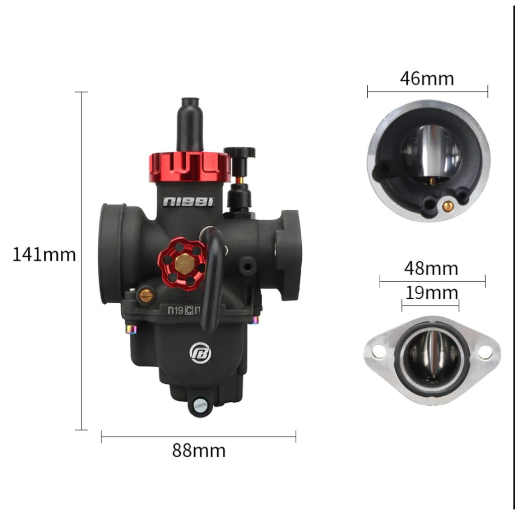 BS1617-N NIBBI Flange Racing PE19FL carburettor