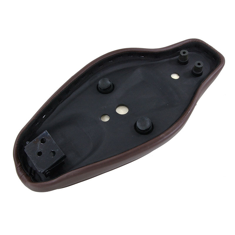 BS1617 CUB Custom Long Seat In Brown With Diamond Stitching