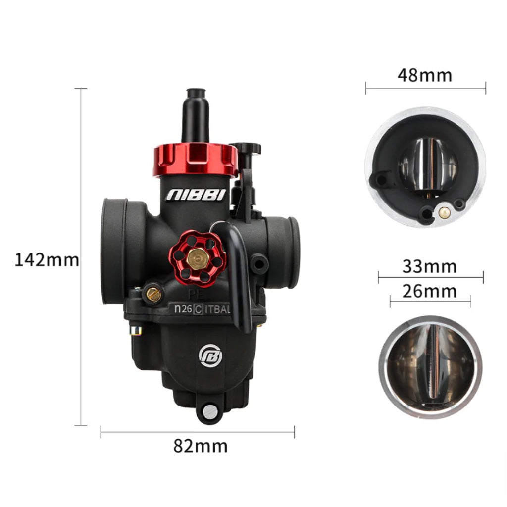 BS1640 - NIBBI Racing Version PE26 Carburettor