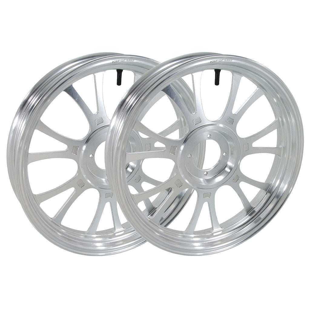 BS1696 - CUB Alloy 17'' -  5 Twin Spoke Tubeless Rim Set