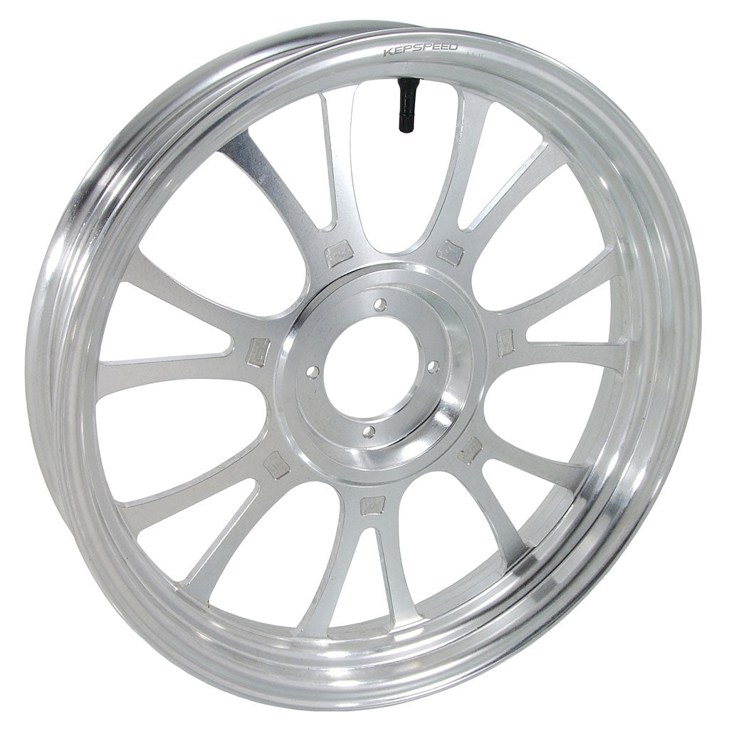 BS1696 - CUB Alloy 17'' -  5 Twin Spoke Tubeless Rim Set