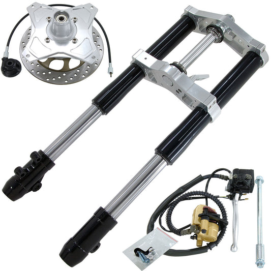 BS1724  DX 45mm USD Black Front Forks With Bevel Front Brake Disc