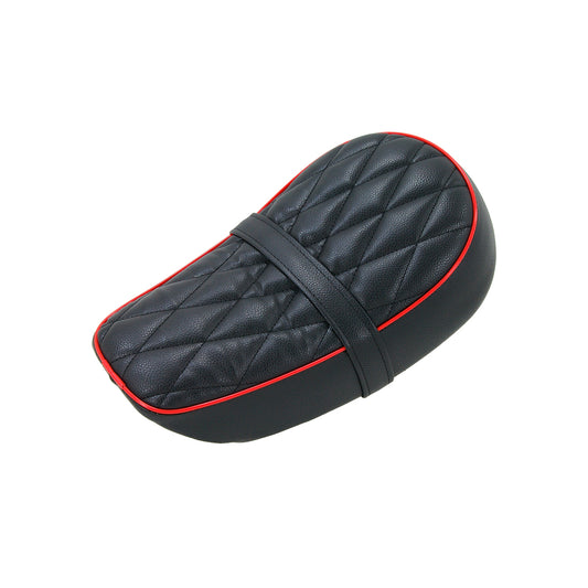 BS1779 -  Low MUNK Seat With Check Pattern & Red Piping