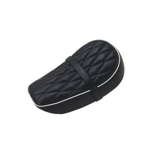 BS1808 - Low MUNK Seat With Check Pattern & White Piping