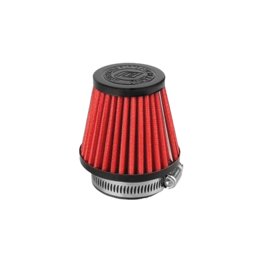 BS1811 - NIBBI RACING Straight Type Round Tapered Red Air Filter 42mm