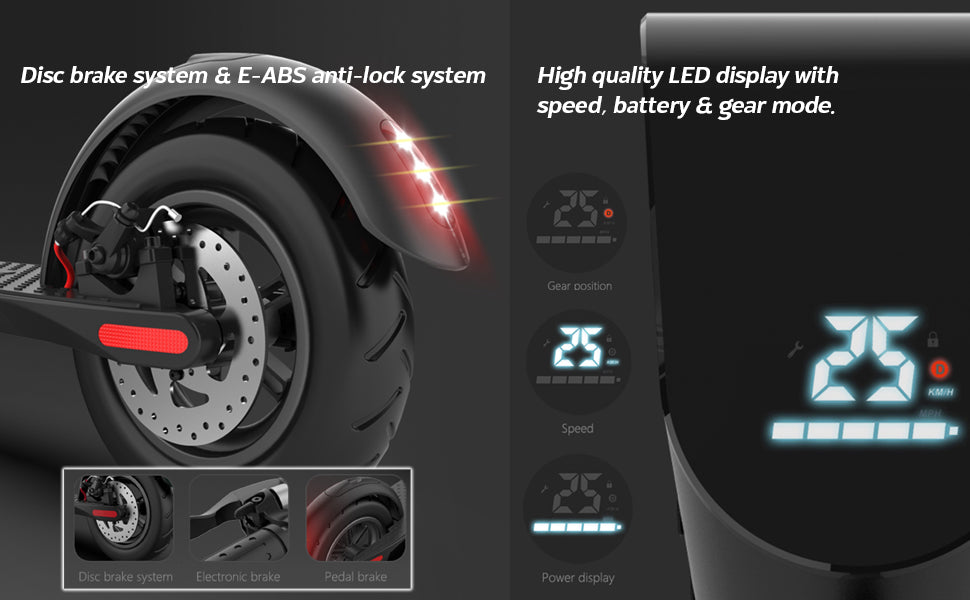 350W X8 Electric Scooter With 10'' Wheel - 10AH Battery