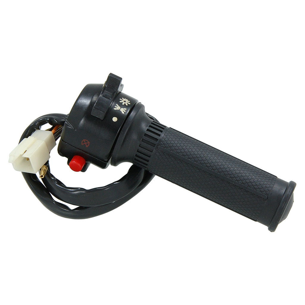 BS0373-BLACK - Light Switch With Throttle In Black For DAX