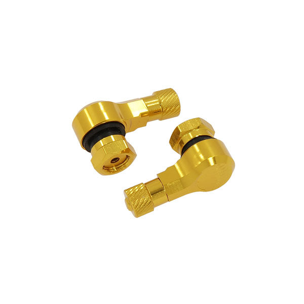 BS0012-GOLD - CNC Valve For Tubeless Rims In Gold