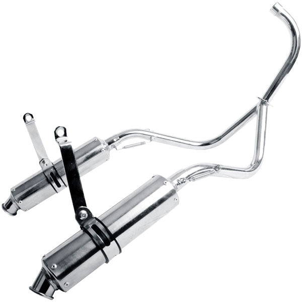 BS0245 TWIN chrome exhaust for DAX / Monkey