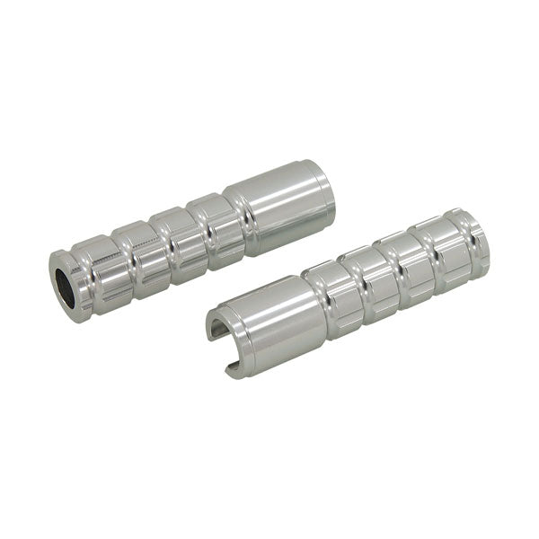 BS0274 Silver Anodised Foot Pegs