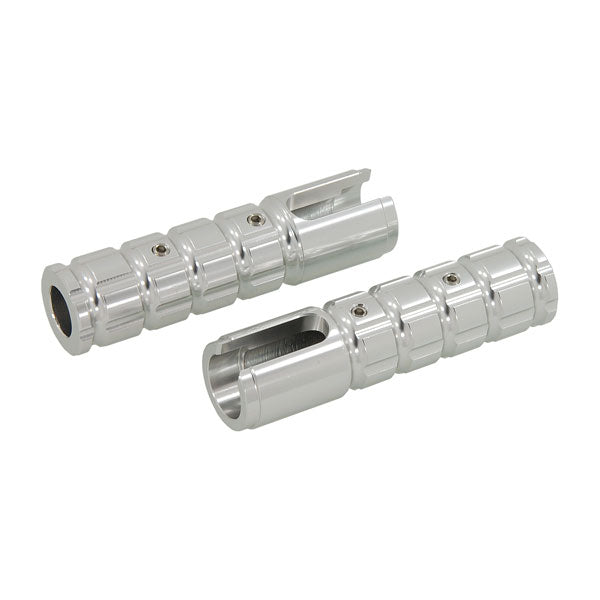 BS0274 Silver Anodised Foot Pegs